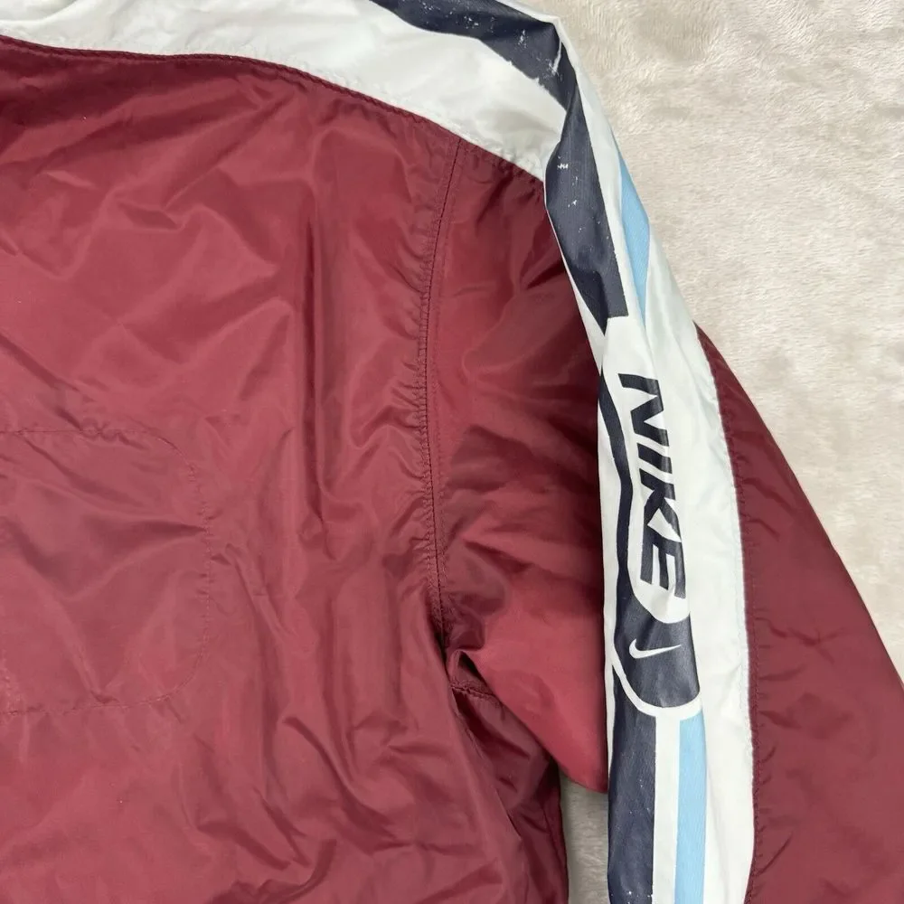 Vintage Nike Baseball Zip Pullover Windbreaker Jacket Mens Size‎ Medium Pockets